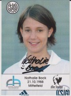 Original Women Football Autograph SG Wattenscheid 09 Team 2004 /05 NATHALIE BOCK - Authographs
