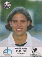 Original Women Football Autograph SG Wattenscheid 09 Team 2004 /05 ANNIKE KRAHN - Autographes