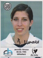 Original Women Football Autograph SG Wattenscheid 09 Team 2004 /05 JENNIFER NINAUS - Autographes