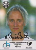 Original Women Football Autograph SG Wattenscheid 09 Team 2004 /05 VERENA MARZINKOWSKI - Authographs