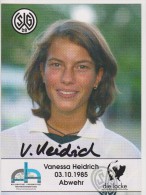 Original Women Football Autograph SG Wattenscheid 09 Team 2004 /05 VANESSA HEIDRICH - Autogramme