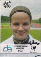 Original Women Football Autograph SG Wattenscheid 09 Team 2004 /05 LINDA MATTHEUS - Autographes