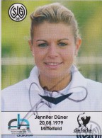 Original Women Football Autograph SG Wattenscheid 09 Team 2004 /05 Jennifer Düner - Autographes