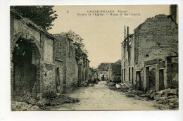 CPA  51  :   SILLERY   Rue Et Restes De L'église    A    VOIR  !!!! - Sillery