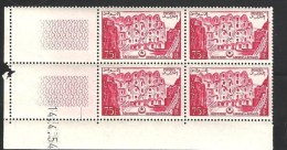 1954  Tunisie  N° 382  Nf** . Coin Daté 14/4/54 .Médénine, Ghorfas à 4 étages. - Unused Stamps