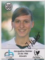 Original Women Football Autograph SG Wattenscheid 09 Team 2004 /05 JACQUELINE MAHLER - Autographes
