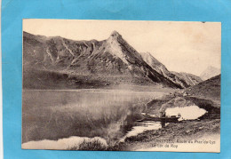 TANINGES-le Lac De Roy -un Pêcheur En Barque-années 1910-20 - Taninges