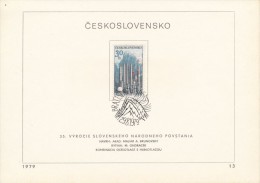 Czechoslovakia / First Day Sheet (1979/13) Bratislava: Petrochemical Equipment Companies Slovnaft - Aardolie