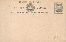 BRITISH GUIANA : ENTIER -POSTWAARDESTUK  H&G Nr. 4 ** NEW !! - Britse Maagdeneilanden