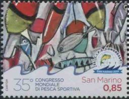 2014 San Marino, Congresso Pesca Sportiva, Serie Completa Nuova (**) - Neufs