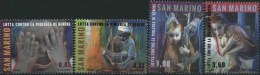 2014 San Marino, Contro La Violenza In Genere, Serie Completa Nuova (**) - Unused Stamps