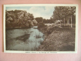 CP CHENY  LE BARRAGE SUR  L ARMANCON  - ECRITE EN 1936 - Cheny