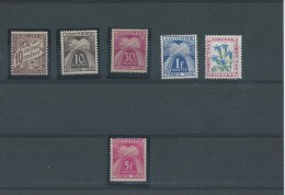 ANDOREE FRANCAIS TAXE Cote 12,15€ - Unused Stamps