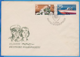 Festive Day Police, Moto, Boat GERMANY FDC - Politie En Rijkswacht