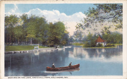 Baltimore - Boating On The Lake, Druid Hill Park (stamp) - Baltimore