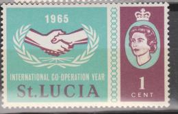 St Lucia, 1965, SG 214, MNH - St.Lucia (...-1978)