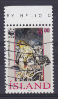 Iceland 1992 Mi. 776    5.00 Kr Bird Vogel Oiseau Gerfalke Falcon WWF Panda Issue - Used Stamps