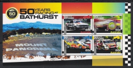 Australien 2012 Bathurst Rennen Racing Sport Mi# Bl. 150 3830-33 ** MNH - Mint Stamps