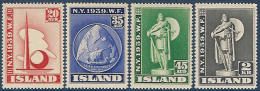 Iceland 1939 MNH/**/postfris/postfrisch Michelnr. 204-207 - Unused Stamps