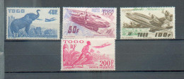 Togo 395 - YT PA 17 à 20 *  Charnière Légère - Unused Stamps