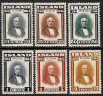 Iceland 1944 MNH/**/postfris/postfrisch Michelnr. 231-236 - Ongebruikt