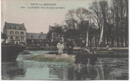 LANNION VUE DU QUAI AU SABLE   TOUTE LA BRETAGNE - Lannion