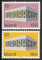 Iceland 1969 MNH/**/postfris/postfrisch Michelnr. 428-429 Europa Cept - Unused Stamps