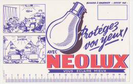 Buvard Ancien "Néolux" Lampe - Elektriciteit En Gas