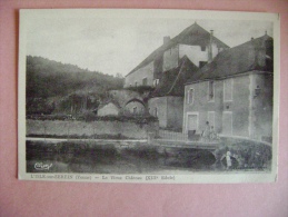 CP L ISLE SUR SEREIN LE VIEUX CHATEAU - ECRITE EN 1943 - L'Isle Sur Serein