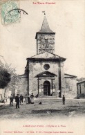 ALBAN ARRONDISSEMENT D'ALBI L'EGLISE ET LA PLACE ANIMEE - Alban