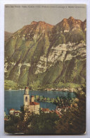 SVIZZERA - ANNI 10-20 - RIVA SAN VITALE  - SANTA CROCE - VEDUTA VERSO CAPOLAGO E MONTE GENEROSO - Capolago