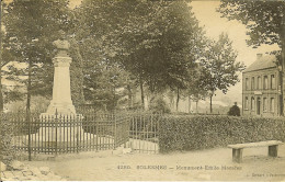 CP De SOLESMES " Monument Emile Macarez " . - Solesmes