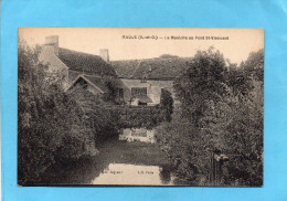 MAULE-La Mauldre Au  Pont St Vincent -années 1900-10 édition L H - Maule