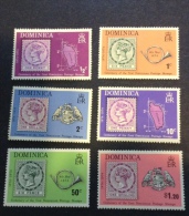 DOMINICA 1974 Sc 389/394, Mi391/396, Yv 383/388 Mh* - Dominica (...-1978)