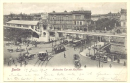 Tramway / BERLIN - Kallesches Tor Mit Hochbahn - Carte Très Animée, 1905 - Kreuzberg