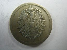 GERMANY 5 PFENNIG 1876 LOT 13 NUM 7 - 5 Pfennig