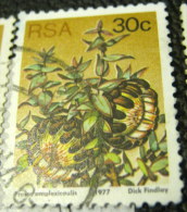 South Africa 1977 Succulents Protea Amplexicaulis 30c - Used - Usati
