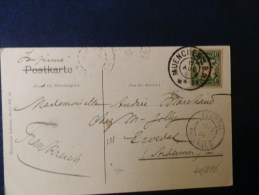 41/816  CP 1905  POUR LA FRANCE - Briefe U. Dokumente