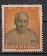 INDIA, 1961, Motilal Nehru Famous People, Birth Centenary,  MNH, (**) - Unused Stamps