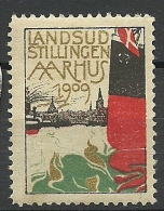 DENMARK Dänemark Danmark 1909 Advertising Stamp Reklamemarke Aarhus Exhibition Ausstellung MNH - Neufs