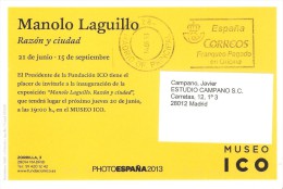 Tarjeta De Madrid 2013 Museo Ico - Covers & Documents