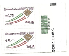 2011 - Italia 3305 Ordinaria - Codice A Barre ---- - 2011-20: Ungebraucht