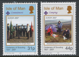 Europa CEPT 2007, United Kingdom - Isle Of Man,  MNH** - 2007