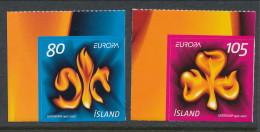 Europa CEPT 2007, Iceland MI # 1170-1171, Imperforated,  MNH** - 2007