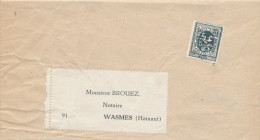 356/22 -- Bande D´ IMPRIME TP PREO Lion Héraldique 5 C BRUXELLES 1931 Vers WASMES - Typos 1929-37 (Lion Héraldique)