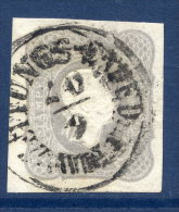 AUSTRIA 1861 1.05 Kr Dark Grey Newspaper Stamp Used, With Certificate - Periódicos