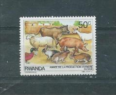 Rwanda 1985 Y&amp;T Nr° 1234 (**) - 1980-89: Mint/hinged