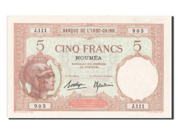 Billet, Nouvelle-Calédonie, 5 Francs, SPL+ - Nouvelle-Calédonie 1873-1985