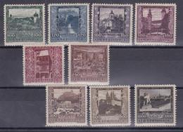 AUTRICHE - 1923 - YVERT N° 304/12 *  - COTE = 50 EUR. - - Ungebraucht