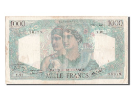 Billet, France, 1000 Francs, 1 000 F 1945-1950 ''Minerve Et Hercule'', 1945 - 1 000 F 1945-1950 ''Minerve Et Hercule''